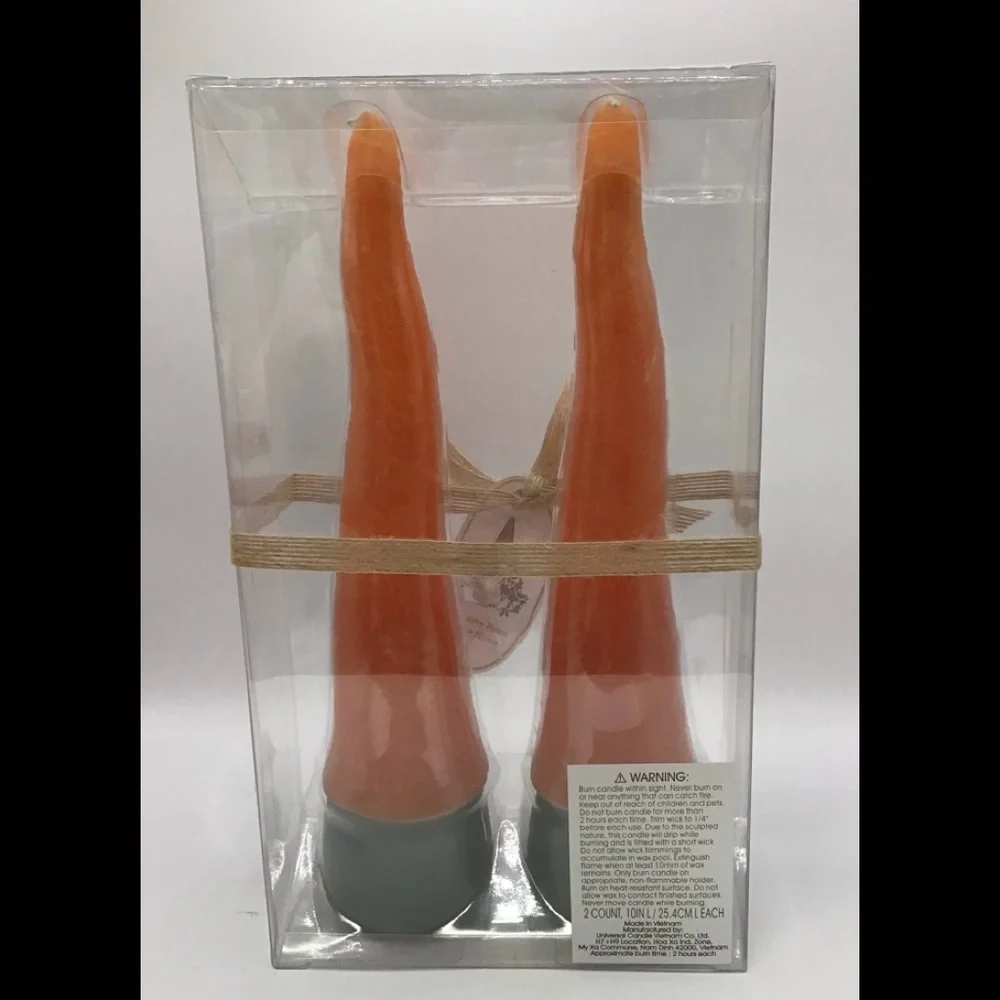 LAST 1 | Set of (2) Gnome Place Like Home Taper Candles - Picture 3 of 7
